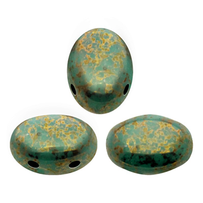 GBSPP-451&nbsp;Samos par Puca - opaque turquoise green bronze