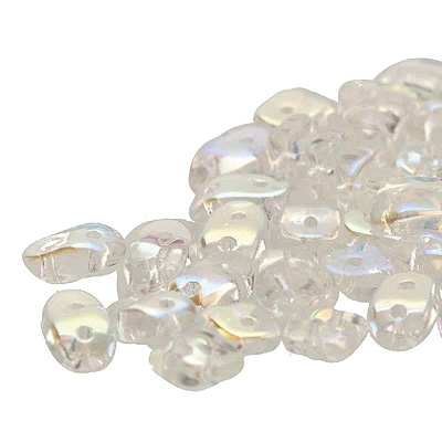 GBWAV-1 Czech Wave Beads - crystal AB