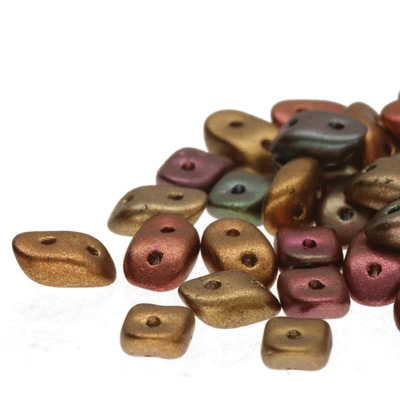 GBWAV-233 Czech Wave Beads - crystal violet rainbow GBWAV-233 Czech Wave Beads - crystal violet rainbow