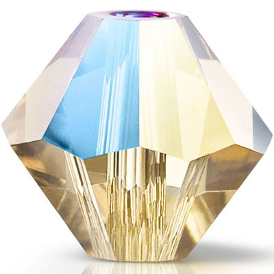 PCBIC06 PL GL 1 - Preciosa crystal bicones - glitter colours 1