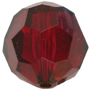 PB32 T faceted round beads - transparent colours