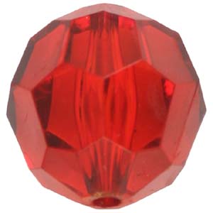 PB3 T faceted round beads - transparent colors