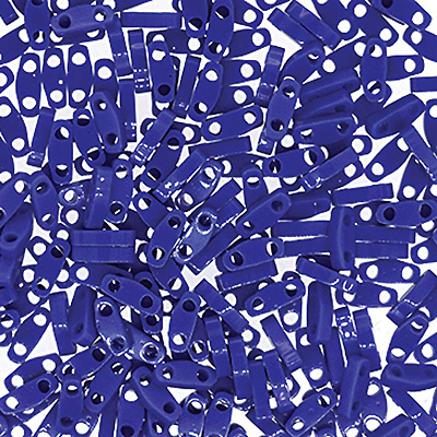 QTL414 Miyuki Quarter Tila Beads - opaque cobalt QTL414 Miyuki Quarter Tila Beads - opaque cobalt