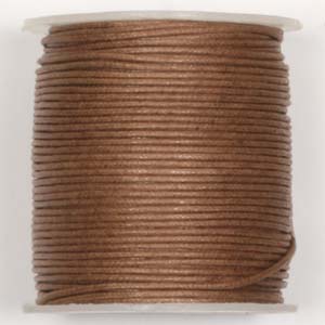 WCC-1 BRN&nbsp;waxed cotton cord - brown