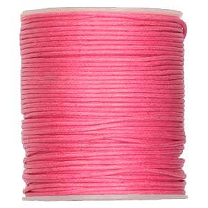 WCC-1 PK&nbsp;waxed cotton cord - pink