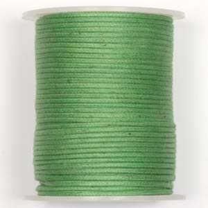 WCC-2 GRN&nbsp;waxed cotton cord - green