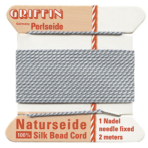 GST-0.6 - Griffin 100% silk thread with needle