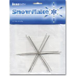 S235 Snowflake Ornament Wire Forms - small