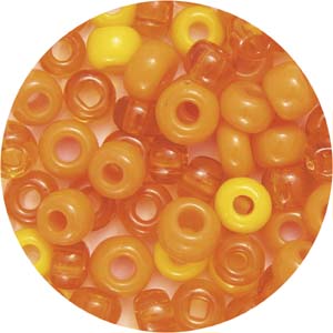 CTROC - mixed large rocailles: candy tubes